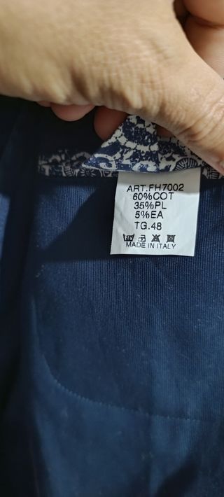 Giacca Uomo Estiva Blu