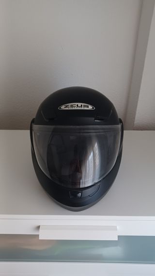 Casco de moto integral negro