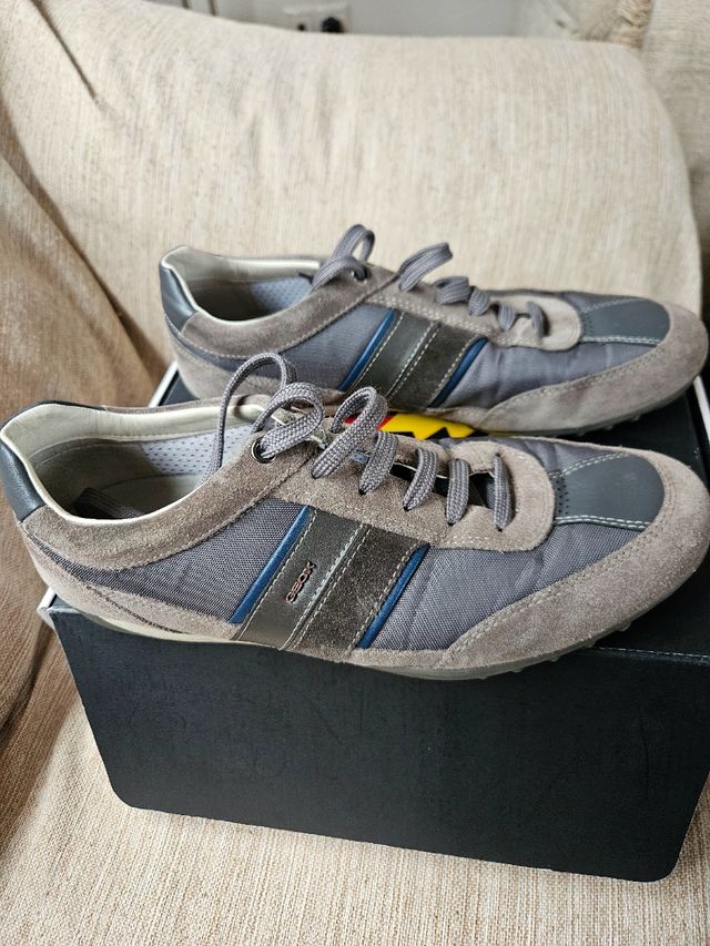 Zapatillas Geox Hombre Grises
