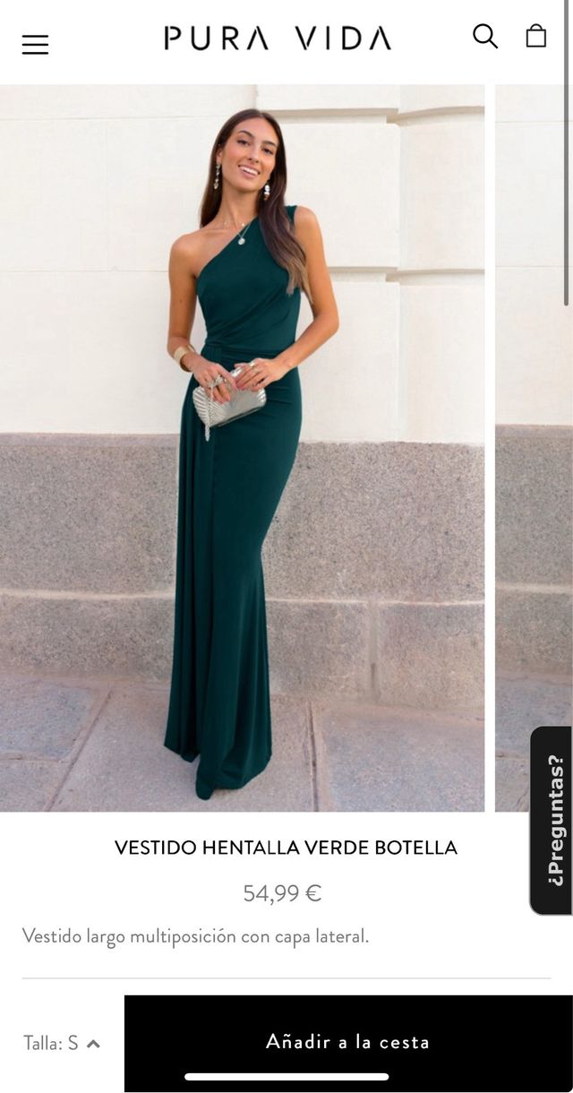 Vestido Pura Vida Verde Largo