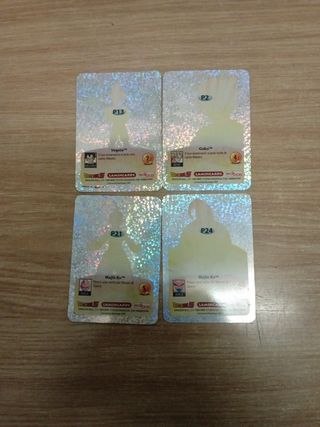 Dragon Ball Z Lamincard Lotto 4pz 2007