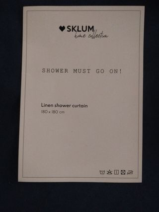 Cortina de ducha Sklum 180x180 cm
