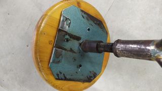 Taburete Industrial Metal y Madera