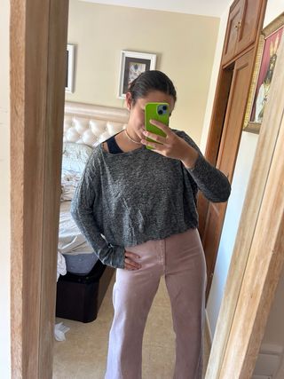 Jersey Bershka gris