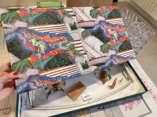 Bandeja Artesanía Lago Cristal Multicolor