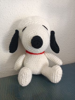 Peluche Snoopy Crochet Blanco