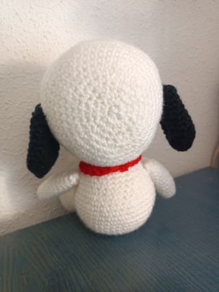 Peluche Snoopy Crochet Blanco