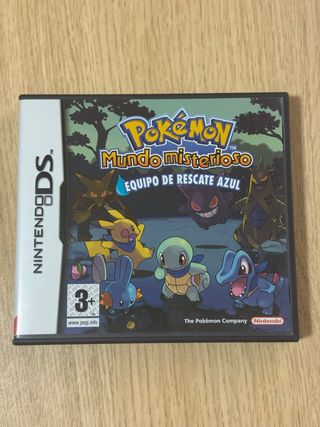 Pokemon Mundo Misterioso Equipo Rescate Azul NDS