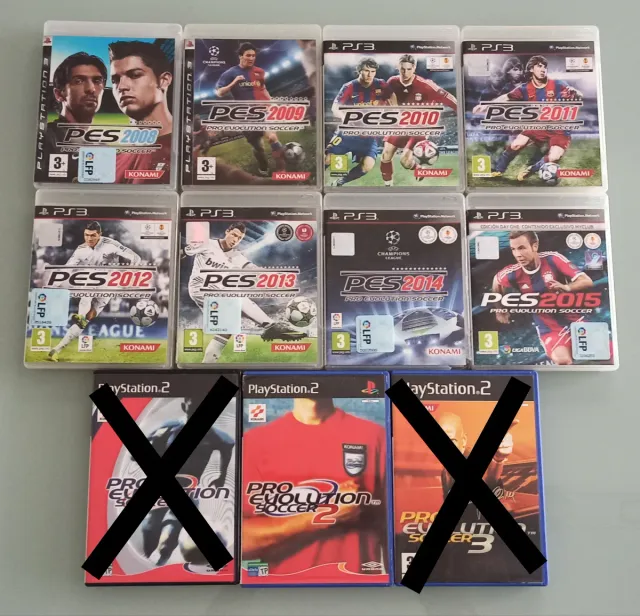 Juegos PS2 y PS3 Pro Evolution Soccer
