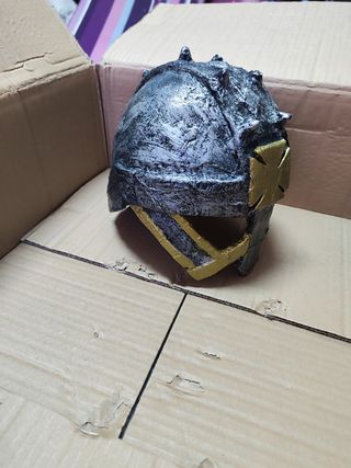 Casco medieval niño hecho a mano