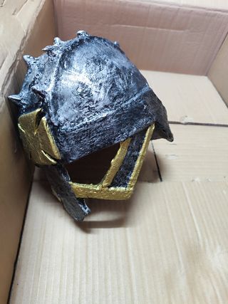 Casco medieval niño hecho a mano
