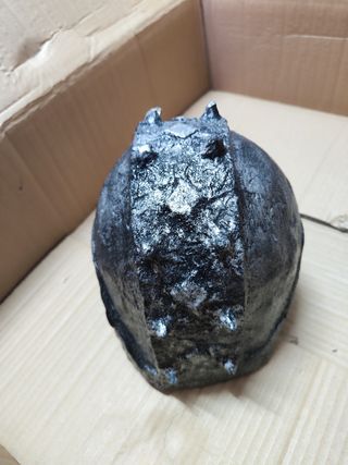 Casco medieval niño hecho a mano