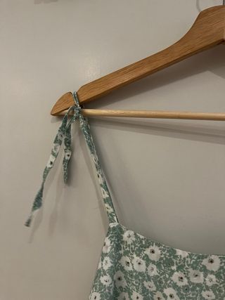 Camiseta tirantes floral verde Talla M
