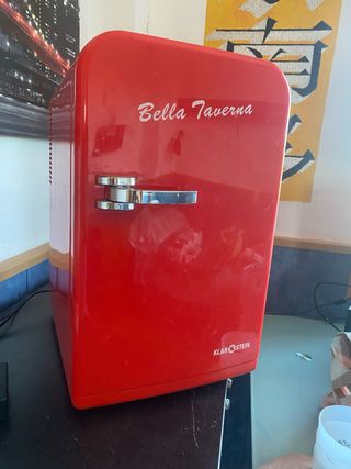 Mini Nevera Roja Bella Taverna Klarstein