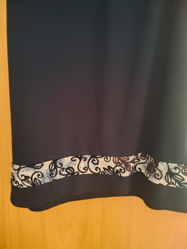 Vestido mujer manga corta estampado