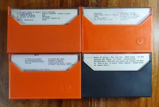 Lotto 4 musicassette MC Lucio Battisti Italian pop