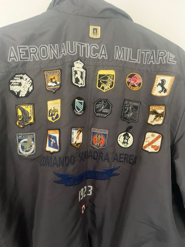 Chaqueta Aeronautica Militare Gris