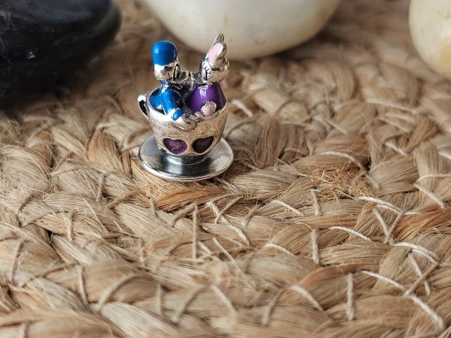 Charm Pato Donald y Daisy en Taza