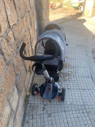 Triciclo Gemelar Evolutivo Gris