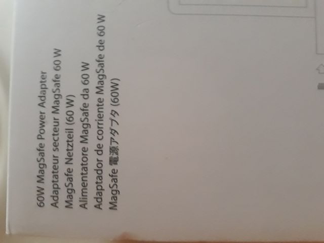 Adaptador Apple 60W MagSafe