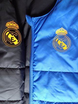 Chaleco Adidas Real Madrid Reversible Negro Azul