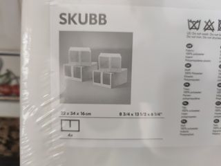 4 scarpiere SKUBB bianche