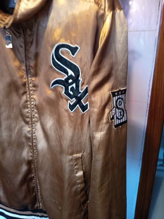 Chaqueta Béisbol Majestic Dorada