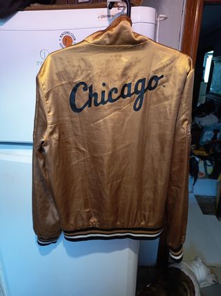 Chaqueta Béisbol Majestic Dorada