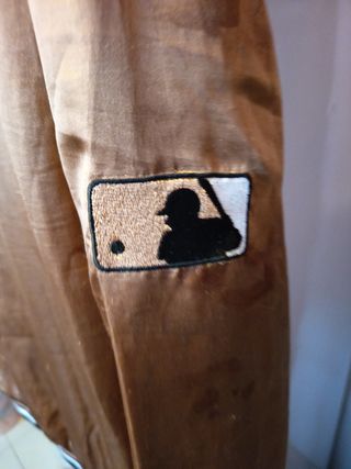 Chaqueta Béisbol Majestic Dorada