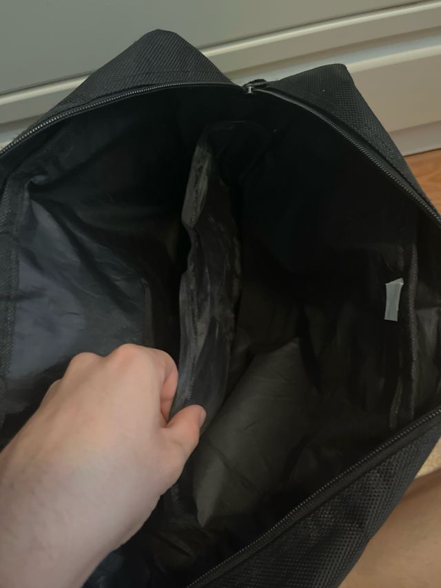 Bolso bandolera Herbalife negro y verde