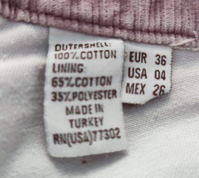 Pantalón pana Zara rosa Talla 36