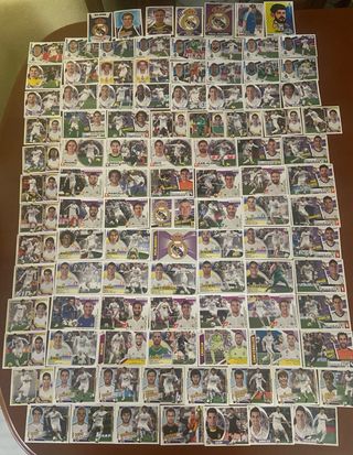 100 Cromos Real Madrid sin repetir