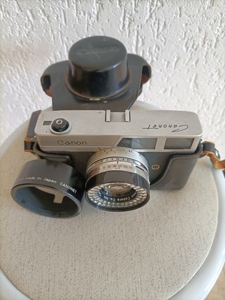 Cámara Canon Canonet Analógica Plata