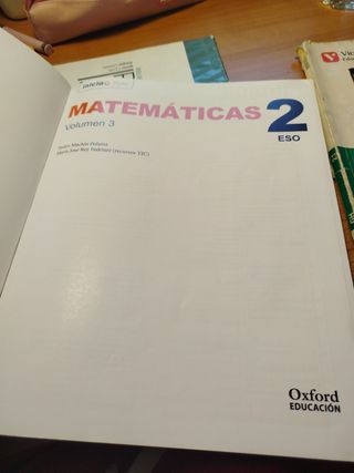 Matemáticas, 2 Eso