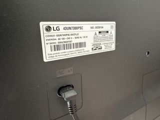 Smart TV LG 43 4K UHD 43UN7300PSC