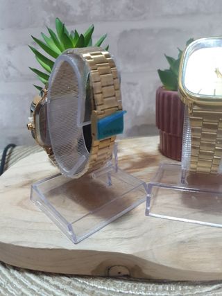 Reloj Dorado y verde de Hombre