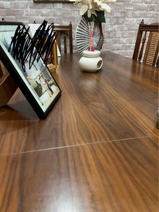 Mesa de comedor de madera roble con 6 sillas