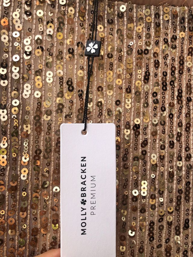 Blazer Lentejuelas Nude Molly Bracken Premium Tall