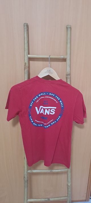 Camiseta Vans Roja Talla S