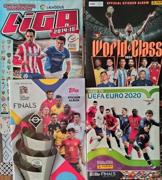 Álbumes de cromos LaLiga Santander y otros.