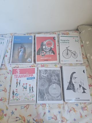 Libros 3 de la eso Miguel Fernández