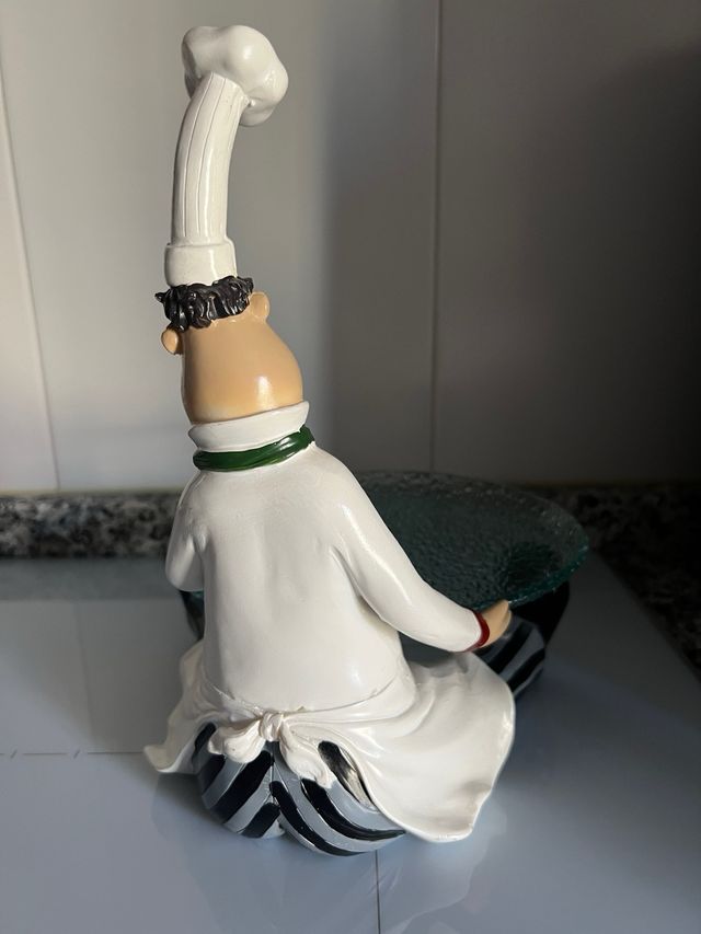 Figura Chef Cocina Botellero y Bandeja