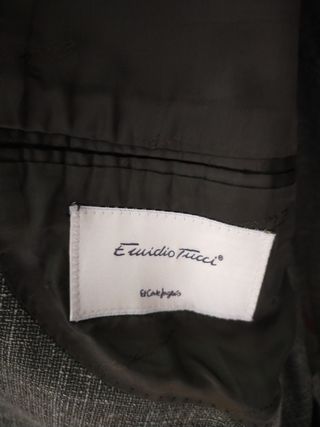 Americana hombre gris/verde oliva