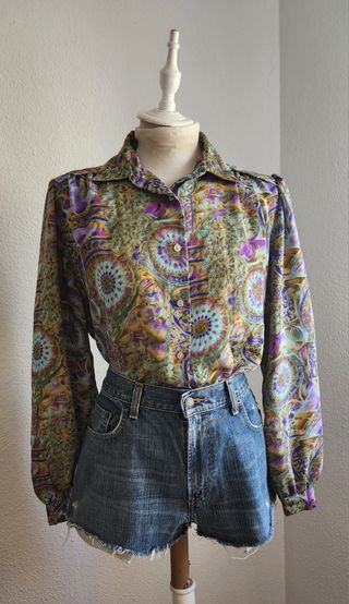 Blusa Vintage Multicolor