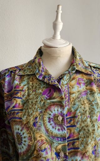 Blusa Vintage Multicolor