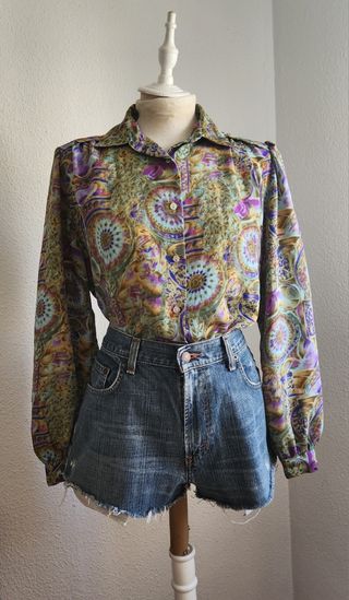 Blusa Vintage Multicolor