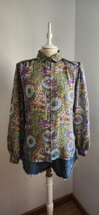 Blusa Vintage Multicolor