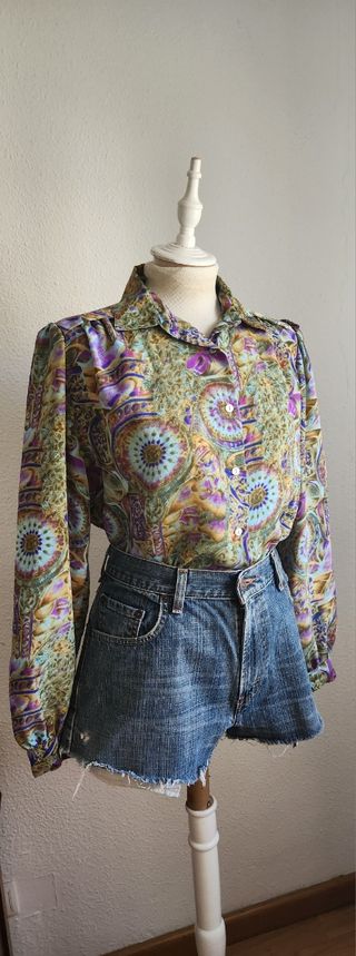 Blusa Vintage Multicolor