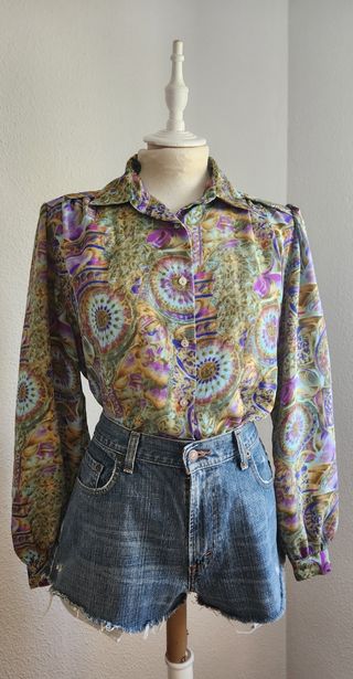 Blusa Vintage Multicolor