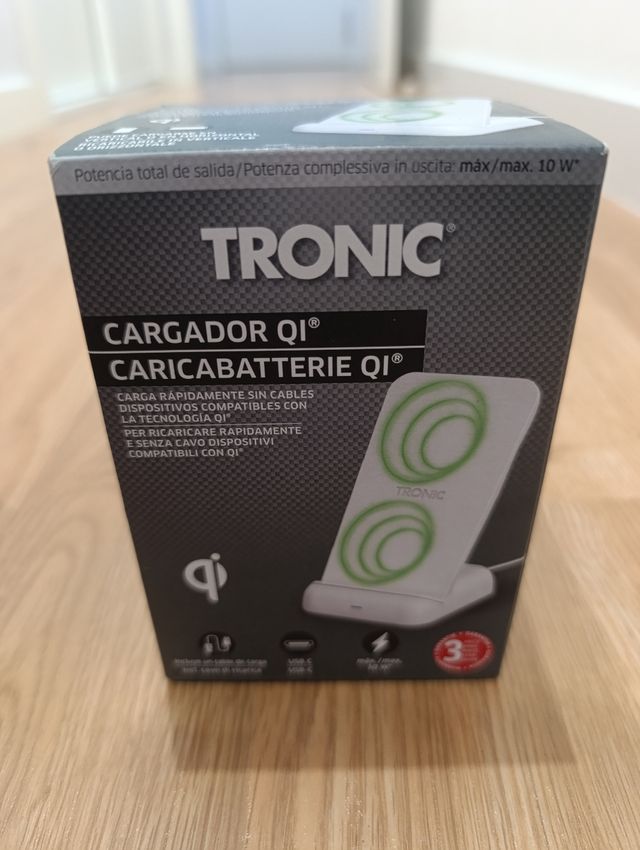 Cargador Inalámbrico Tronic Qi 10W